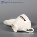 200ml Brand Customized Fine Ceramic Coffee Cup And Saucer